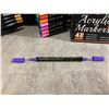 Image 3 : BETEM Dual Tip Acrylic Marker Set - 48 Colors - NEW