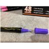 Image 4 : BETEM Dual Tip Acrylic Marker Set - 48 Colors - NEW