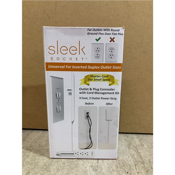 Sleek Socket Outlet Cord - New