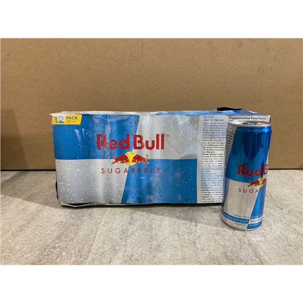 Redbull SugarFree Case of 11 Cans - 250mL Can Size -  Best before: 2027/01/10