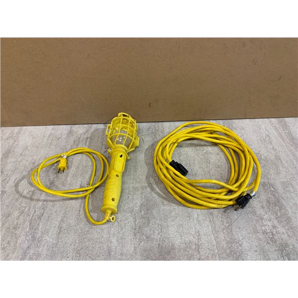 Trouble Light with 20 Foot Extension Cord - Works