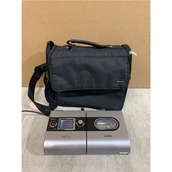 ResMed CPAP Machine with Power Cord and Carry Bag - Works