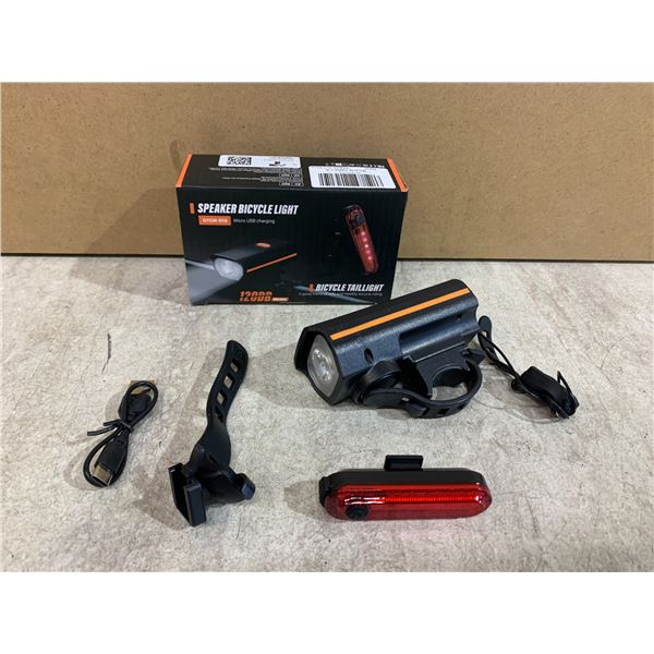 Speaker Bicycle Light - GYGM-858 - USB Charging
