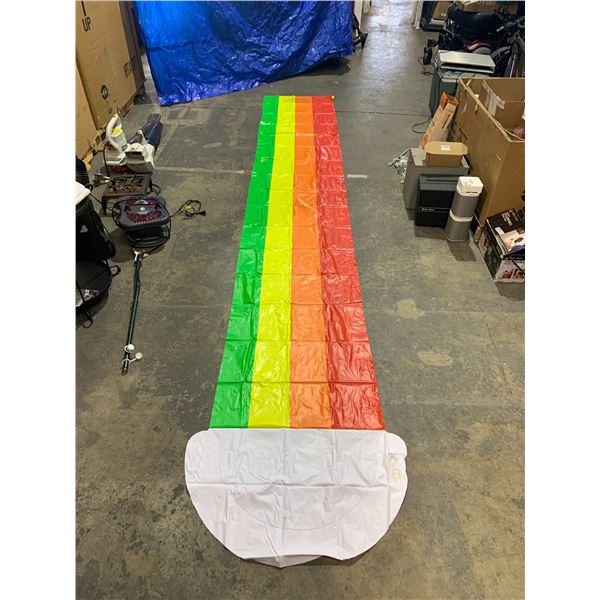 14 Foot Inflatable Rainbow Kids Slide