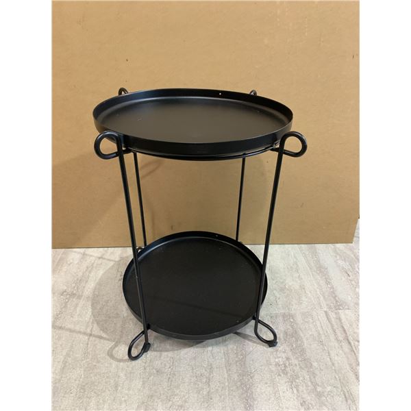 Metal Side Table - 21in Tall