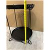 Image 8 : Metal Side Table - 21in Tall