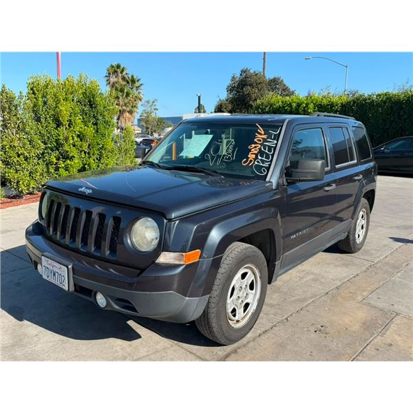 JEEP  PATRIOT 2014 O/S-T SMOG-2 DAYS