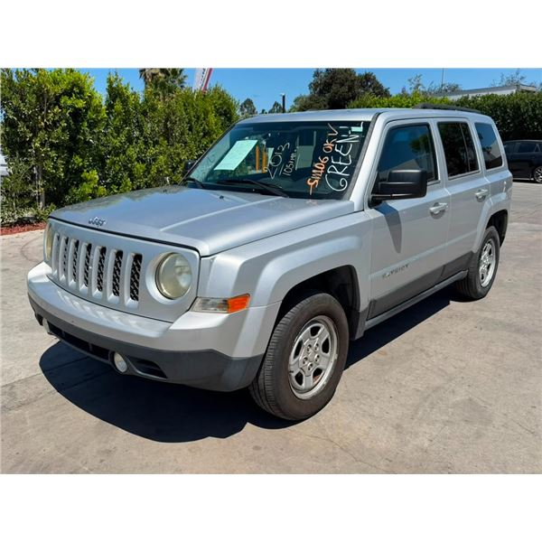 JEEP  PATRIOT 2013 O/S-T SMOG-2 DAYS
