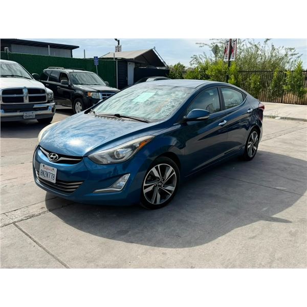 HYUN ELANTRA 2015 APP/DUP-SALV-T-DON-SMOG