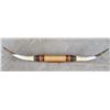 Image 1 : Mounted Longhorn Steer Horns with Leather and Metal Accents