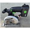 Image 2 : Kawasaki 18V Cordless Tool Lot: Circular Saw, Reciprocating Saw, 4 Batteries, Charger