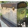 Image 3 : Metal- and Wood-Banded Steamer Trunk with Brass Hardware