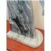 Image 5 : Hand Carved Marble Horse Head Bookends 9" Tall