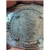 Image 10 : 5 Metal Belt Buckles Including Solid Brass and Decorative Designs