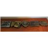 Image 1 : Metal Commemorative and Trade Belt Buckles, Lot of 5