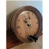 Image 2 : Canadian Oak Barrel Clock and Souvenir Spoon Set