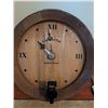 Image 3 : Canadian Oak Barrel Clock and Souvenir Spoon Set