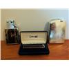 Image 1 : Colibri Lighter and Two Cigarette Case Lighters Set