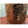 Image 5 : Four Table Lighters: Wood, Ceramic, Brass, and Mixed Materials
