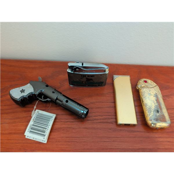 Four Novelty and Collectible Lighters