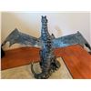 Image 5 : Wings Spread Dragon Figurine with Crystal Orb &'Discovering Dragons' Magnet Set