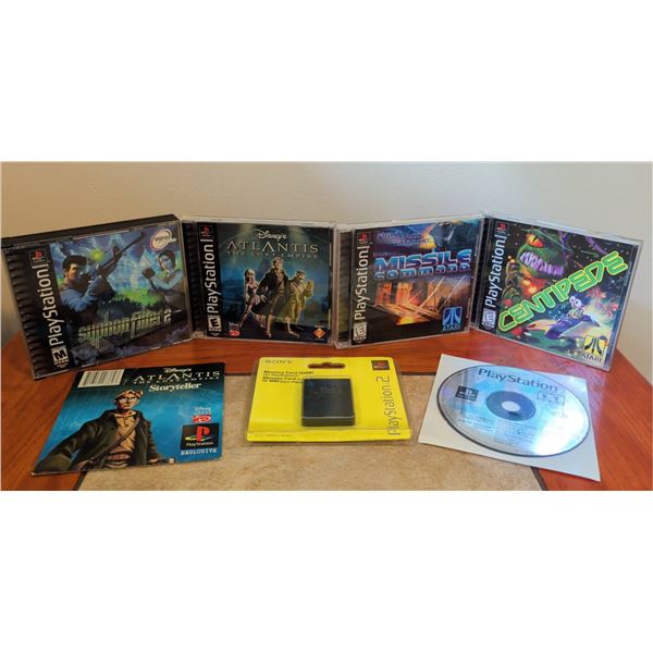 PlayStation and PlayStation 2 Game & Accessory Pack