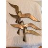 Image 3 : Brass Seagulls Sculptures and Wall Mounts, Set of 4