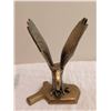 Image 5 : 3 Brass Eagle Figurines with Spread Wings