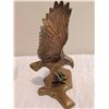 Image 6 : 3 Brass Eagle Figurines with Spread Wings