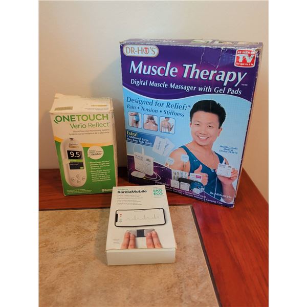 Medical Device Lot: OneTouch Verio Reflect, KardiaMobile, Dr-Ho's Muscle Therapy