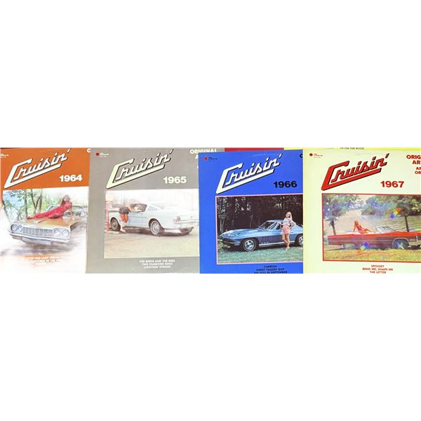 Cruisin' Series Vinyl LP Lot, Years 1961–1967 (7 Records)