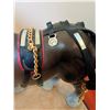 Image 10 : Plastic Model Horses with Harness and Saddle Tack
