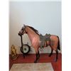 Image 1 : Fisher Precision Barometer, Horse Figurine and Glass Bottle Group