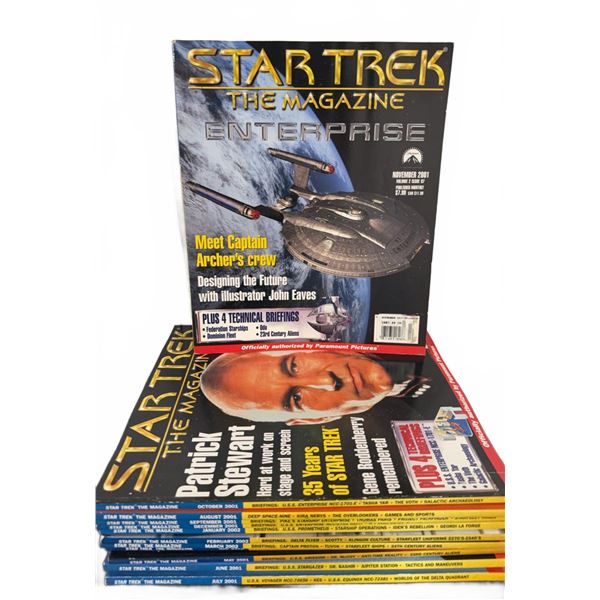 Star Trek The Magazine Assorted Issues, 2001–2002