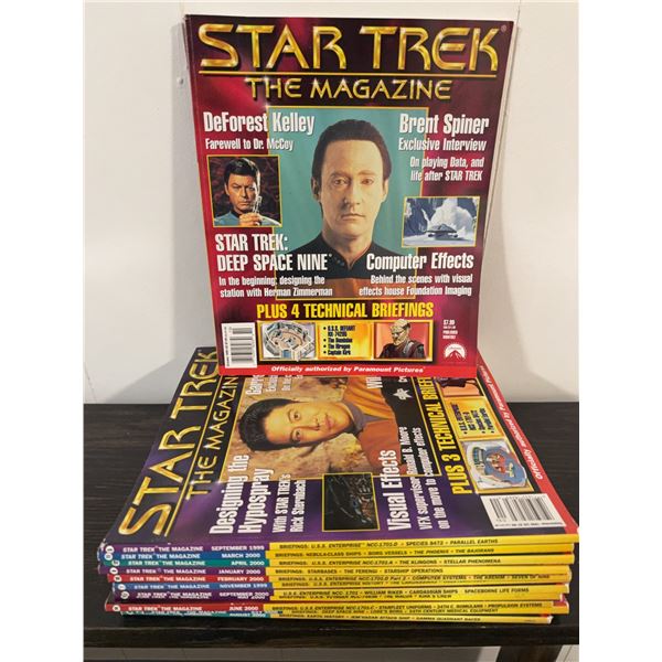 Star Trek: The Magazine Assorted Issues Collection (12 Magazines)