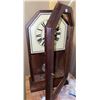 Image 6 : Old Timer 31 Day Wall Clock and Wooden Mantel Clock Pair(missing Glass NOT tested!)