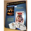 Image 4 : Batman DVD and Blu-ray Movie Lot with Wonder Woman Colouring Book