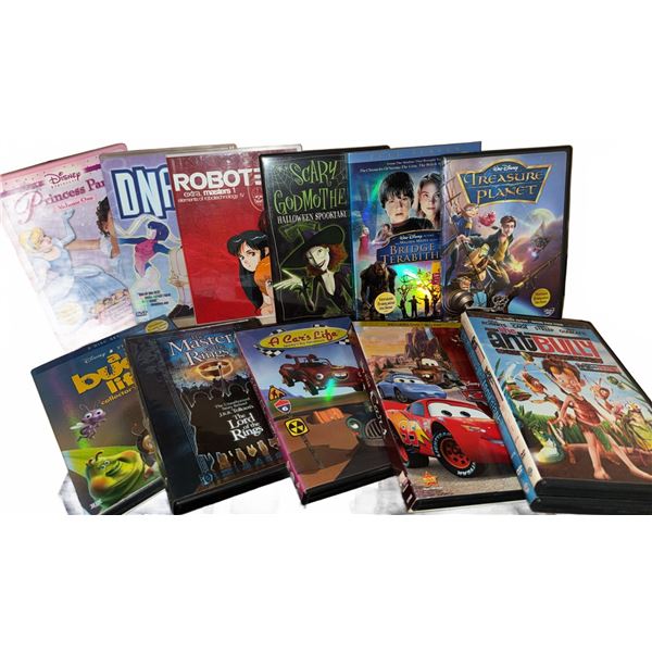 28 Children's and Family Movie DVDs, Various Titles