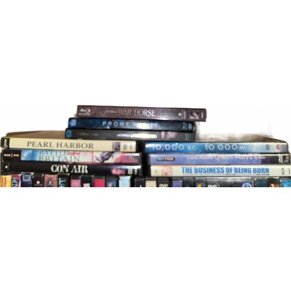 DVD And Blu-ray Lot, 45+ Action, War, Adventure Films
