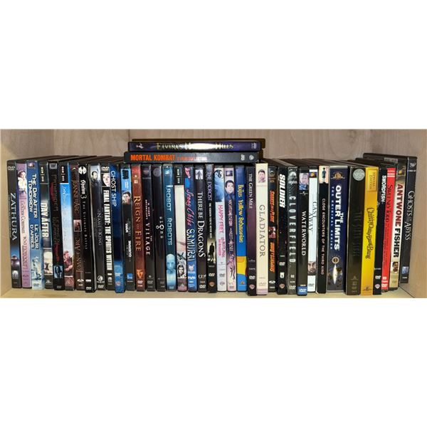 DVD Movie Collection Featuring Sci-Fi, Fantasy, and Drama Titles