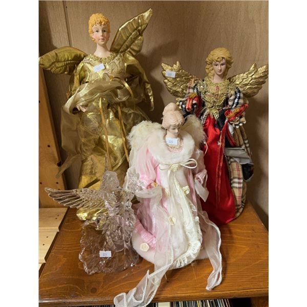 Angel Figurines and Dolls, Lot of 4