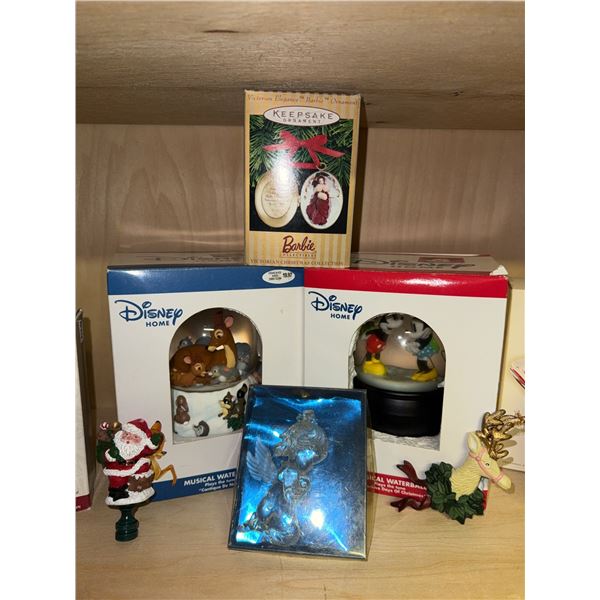 Hallmark Barbie and Disney Christmas Ornaments