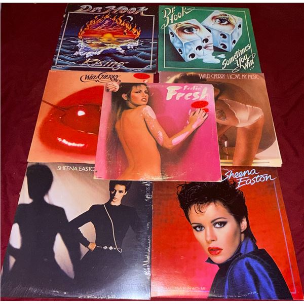 7 Vintage Pop and Rock LP Vinyl Records