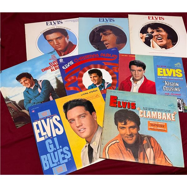 9 Elvis Presley Vinyl LP Records – Soundtracks and Albums