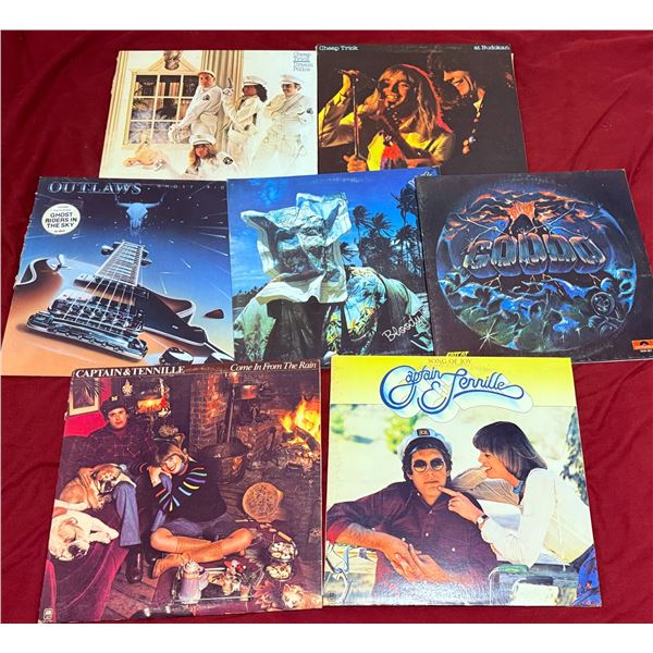 7 Classic Rock and Pop Vinyl Records