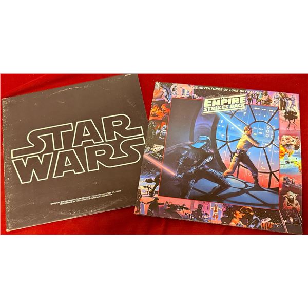 Star Wars and Empire Strikes Back Vinyl Soundtracks (2 Total)