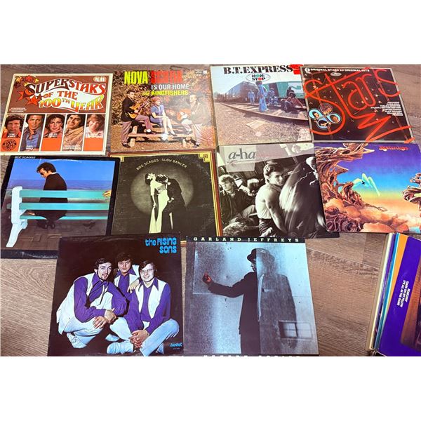 10 Vintage Vinyl Records (Mixed Artists)