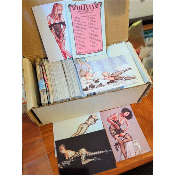 Olivia DeBerardinis 1992 Collector Cards Set by Comic Images