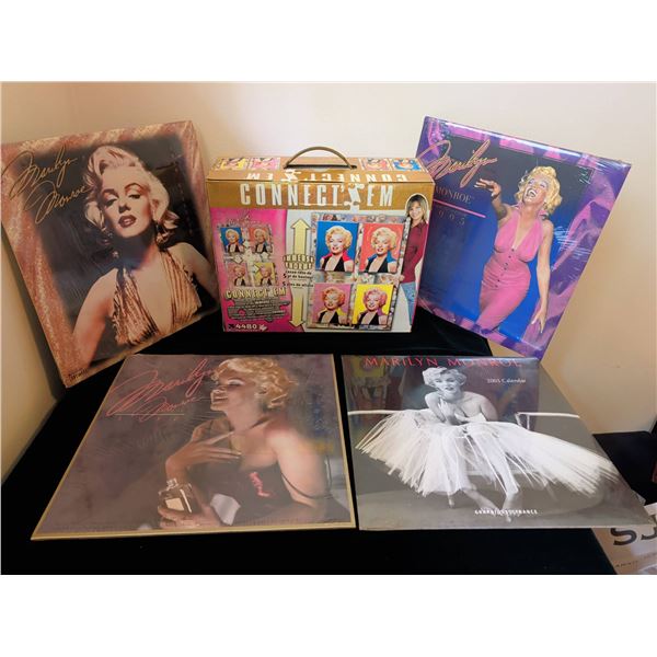 Marilyn Monroe Puzzle and Calendar Lot