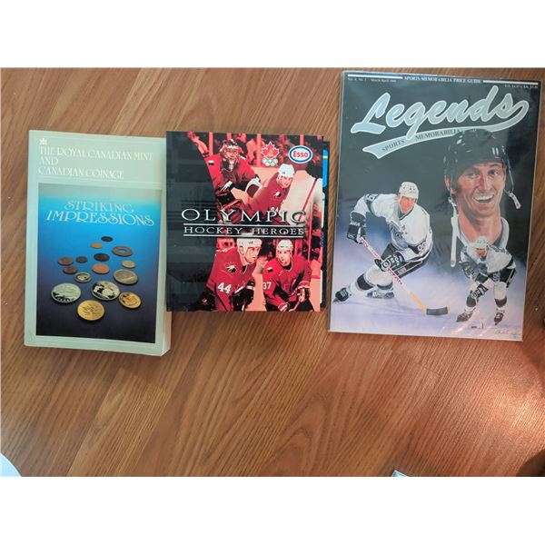 Sports Memorabilia and Coin Collectors Lot